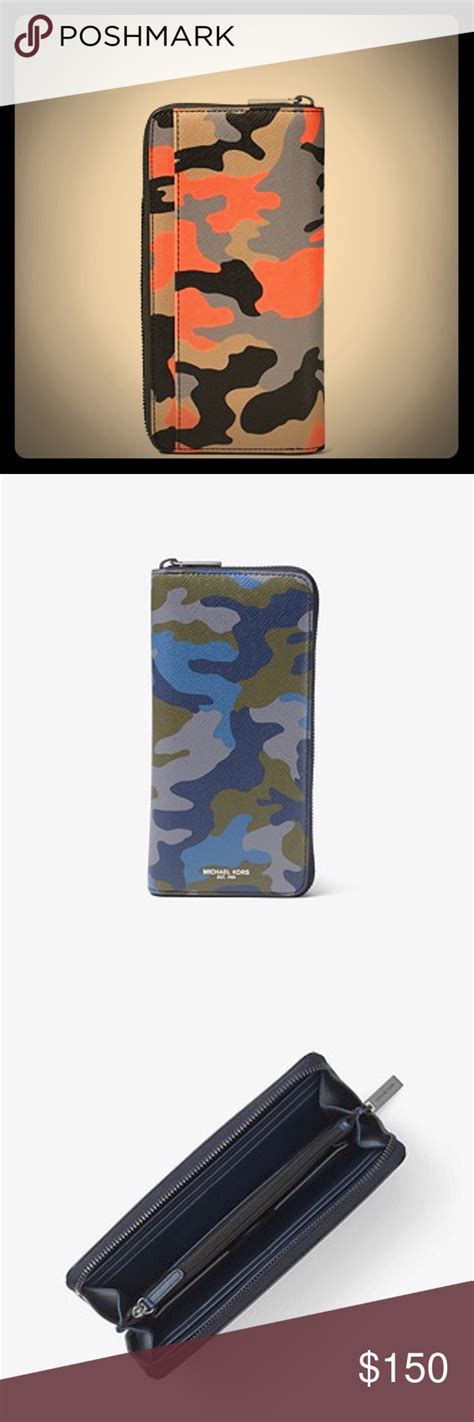 michael kors harrison wallet camo